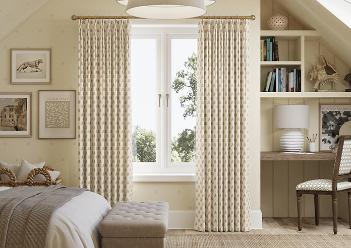 Pensford, Sebby Rosies Pink - Made to Measure Curtains - Image 3